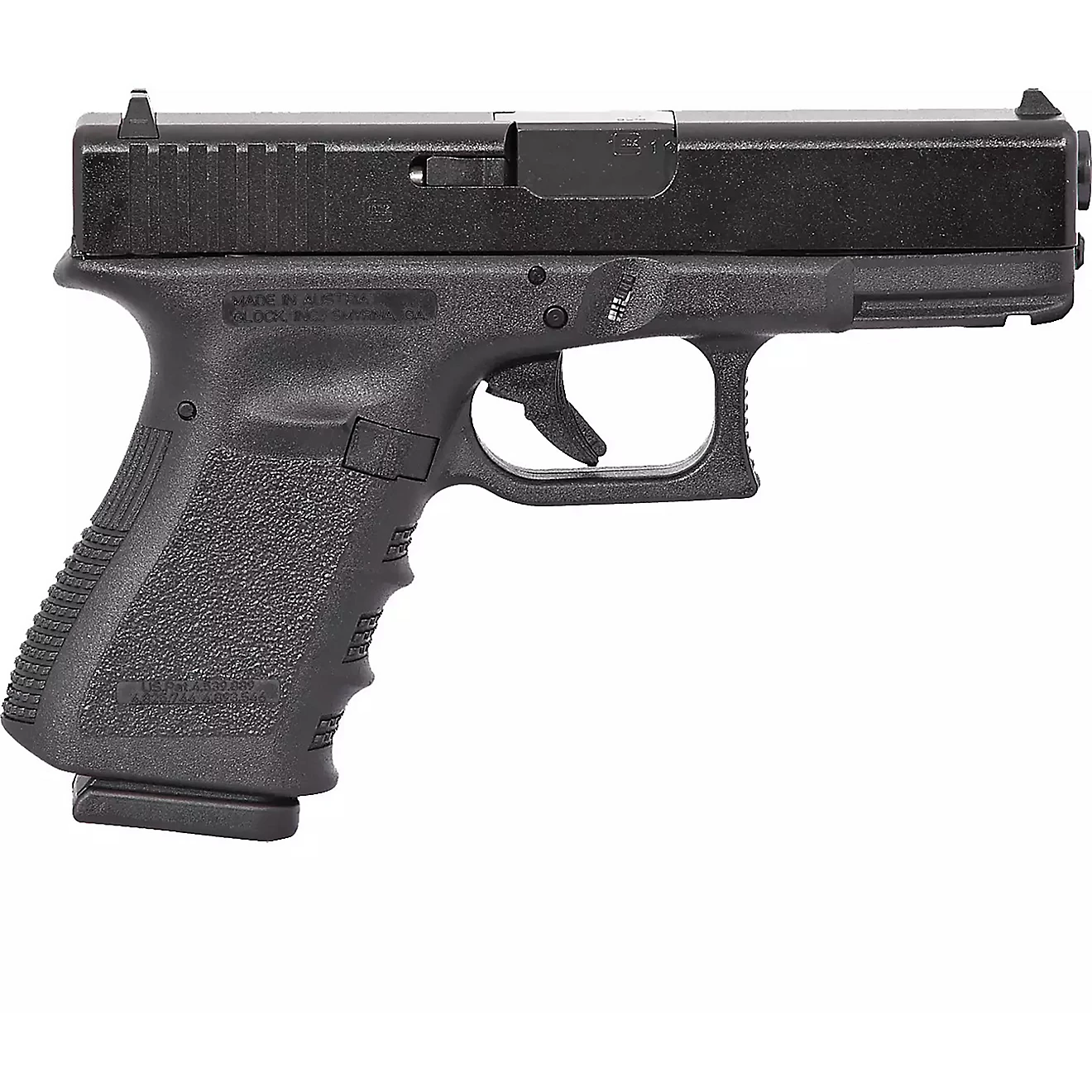 10811603 GLOCK 19 - G19 Gen3 9mm Compact Safe-Action Pistol
