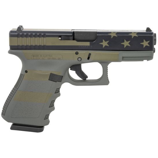 146793_1 Glock 23 Gen3 .40 S&W 4.02 13+1rds, Operator Flag Cerakote - Image 1