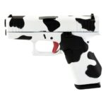 Glock G43X Subcompact 9mm 3.41" 10rds, Cow Print