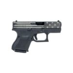 Glock G26 Gen5 9mm 3.43 10rd Pistol, Elite Titanium Battle Flag