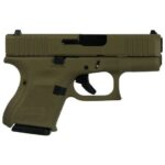 Glock 27 G27 Gen5 Custom FDE Subcompact .40 S&W 3.43 9rds, Flat Dark Earth