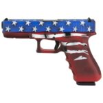 Glock 23 M.O.S. .40 S&W Pistol, 4.02 Barrel, Red, White, Blue