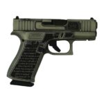 Glock G43X MOS Custom Trump 2024 Crushed Silver Distressed Subcompact 9mm 3.41" 10rds, Silver