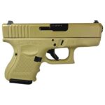 Glock G26 Gen4 Custom FDE Subcompact 9mm 3.43" 10rds, Flat Dark Earth