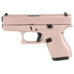 Glock 42 .380 ACP Pistol, 3.25" Barrel, Fixed Sights, Rose Gold - UI4250204