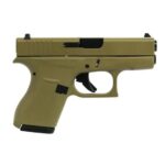 Glock G42 Custom FDE Subcompact .380 ACP 3.25" 6rds, Flat Dark Earth