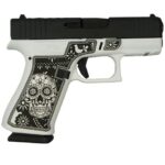 Glock G43X Sugar Skull Subcompact 9mm 3.41" 10rds, White