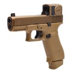 GS Optiquipped Glock 19X 9mm w/ FDE Aimpoint ACRO & Trijicon Suppressor Sights