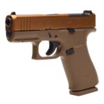 Glock 43X MOS FDE w/ Copper PVD Refinished Slide