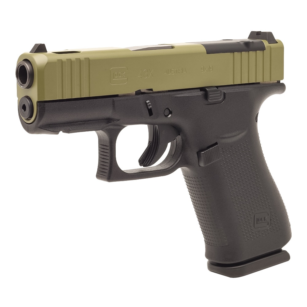 Glock-43X-w-C-Cut-Slide-Bazooka-Green_main-1 Glock 43X w/ GS C Cut Bazooka Green Slide