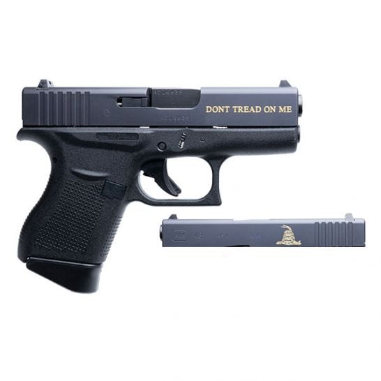 glock-43-gadsden-9mm-pistol_-black Glock 43 Gadsden 9mm Pistol, Black - DAV-12401